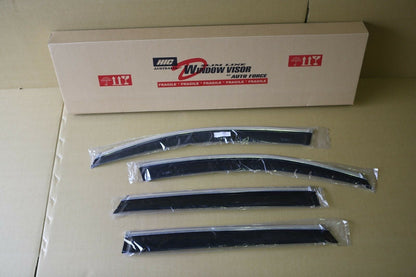 Installed view -  Subaru Outback Weather Shields 2015-2019 - HIC Premium