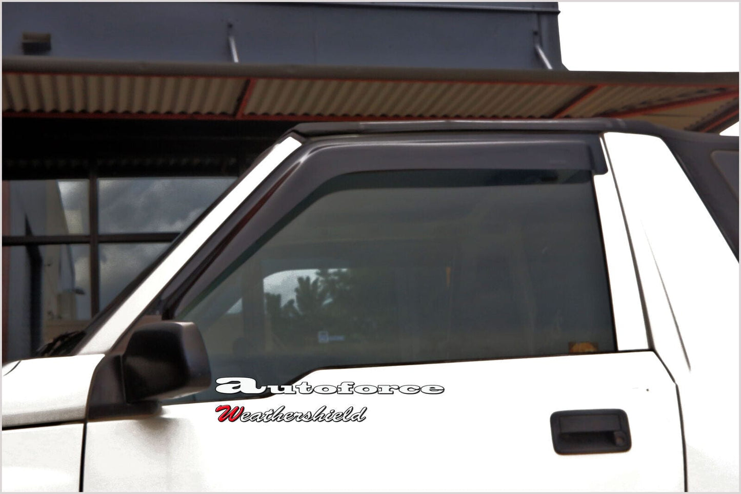 Installed view -  Suzuki Vitara Weather Shields 1988-1997 - HIC Premium