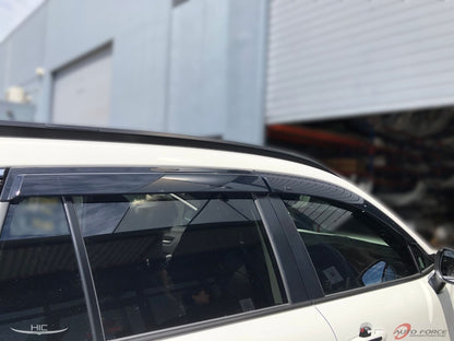 Installed view -  Toyota Corolla Cross Weather Shields 5 Door 2020-2026 - HIC Premium