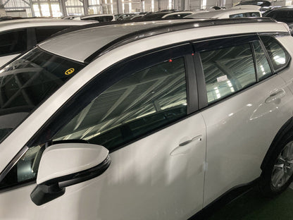 Installed view -  Toyota Corolla Cross Weather Shields 5 Door 2020-On - HIC Premium