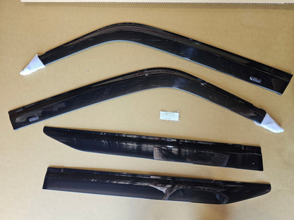 Installed view -  Toyota LandCruiser Prado 250 Series Weather Shields 2024-On - HIC