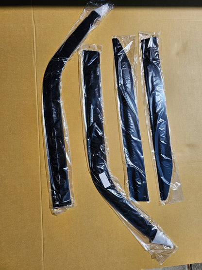 Installed view -  Toyota LandCruiser Prado 250 Series Weather Shields 2024-On - HIC