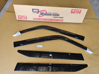 Installed view -  Toyota LandCruiser Prado 250 Series Weather Shields 2024-On - HIC