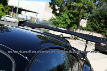 Toyota Supra JZA80 Rear Roof Spoiler 1993-2002 - HIC Premium, close-up mounting brackets