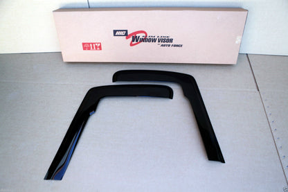 Installed view -  Volkswagen Crafter Weather Shields 2006-2016 - HIC Premium