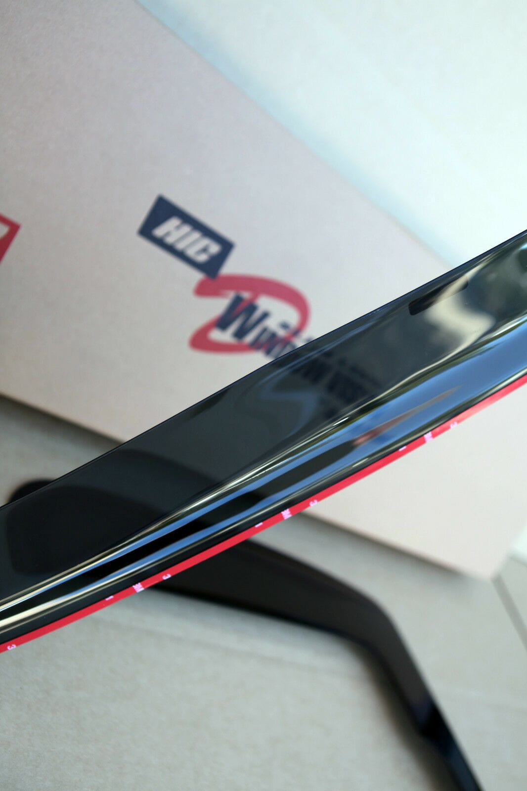 Installed view -  Volkswagen Crafter Weather Shields 2006-2016 - HIC Premium