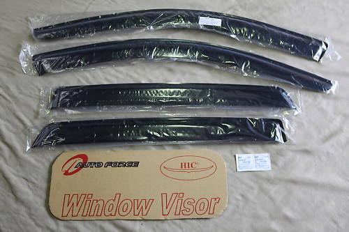 Installed view -  Volkswagen Golf MK5 Weather Shields 2005-2008 - HIC Premium
