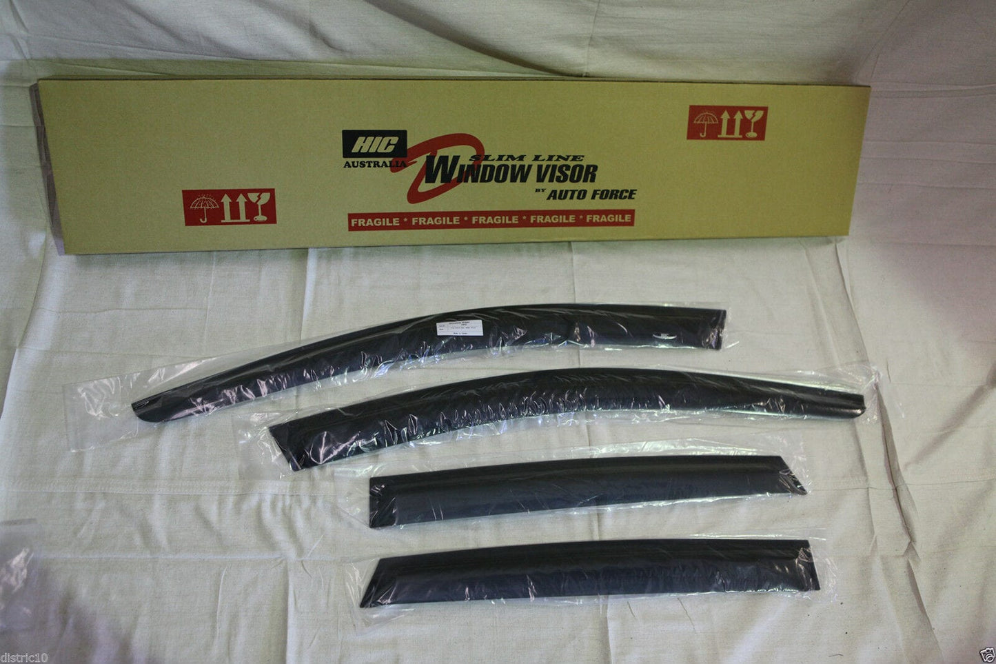 Installed view -  Volkswagen Golf MK6 Weather Shields 2009-2013 - HIC Premium